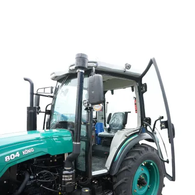Tractor 80CP 4x4 cu cabina, motor YTO turbo diesel, aer conditionat, camere video KONIG TRAKTOREN 804 - imagine 9