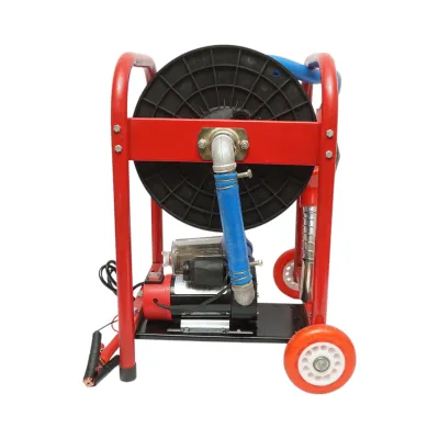 Pompa transfer combustibil mobila 12V, 300W cu filtru si furtun Breckner Germany - imagine 3