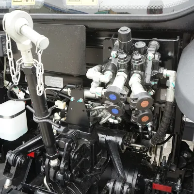 Tractor 50HP 4x4 cu cabina inmatriculabil, aer conditionat, motor Hyundai turbo diesel DM01 LOVOL M504 - imagine 15