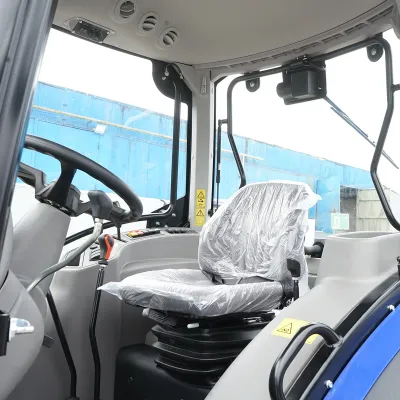 Tractor 50HP 4x4 cu cabina inmatriculabil, aer conditionat, motor Hyundai turbo diesel DM01 LOVOL M504 - imagine 6