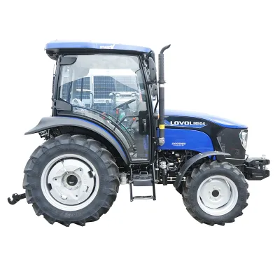 Tractor 50HP 4x4 cu cabina inmatriculabil, aer conditionat, motor Hyundai turbo diesel DM01 LOVOL M504 - imagine 5