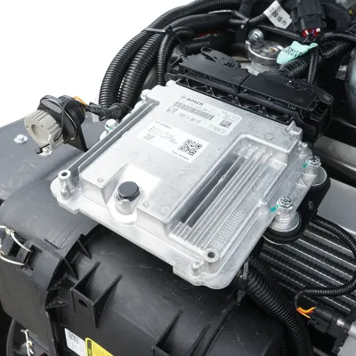 Tractor 50HP 4x4 cu cabina inmatriculabil, aer conditionat, motor Hyundai turbo diesel DM01 LOVOL M504 - imagine 17