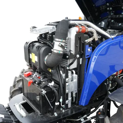 Tractor 50HP 4x4 cu cabina inmatriculabil, aer conditionat, motor Hyundai turbo diesel DM01 LOVOL M504 - imagine 9