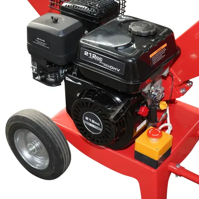 Tocator crengi profesional pe benzina 7CP, 212cc orizontal, grosime maxima 60mm, viteza 3600 rpm, pornire manuala Breckner Germany - imagine 6