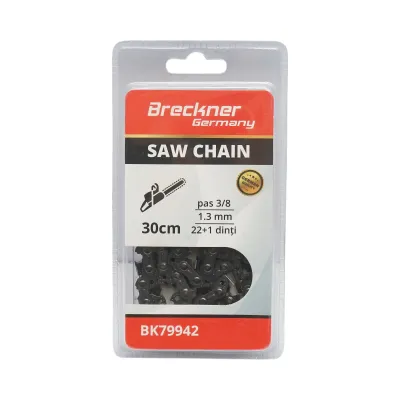 Lant drujba pas 3/8, 22+1 de dinti, 1.3mm, lungime 30cm Breckner Germany
