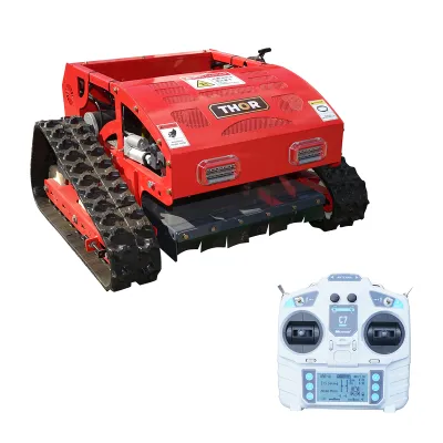 Robot de tuns iarba pe senile cu telecomanda, motor Loncin 9CP, 224cc, latime de taiere 550mm THOR
