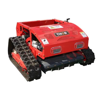 Robot de tuns iarba pe senile cu telecomanda, motor Loncin 9CP, 224cc, latime de taiere 550mm THOR - imagine 7