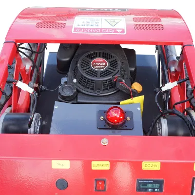 Robot de tuns iarba pe senile cu telecomanda, motor Loncin 9CP, 224cc, latime de taiere 550mm THOR - imagine 8