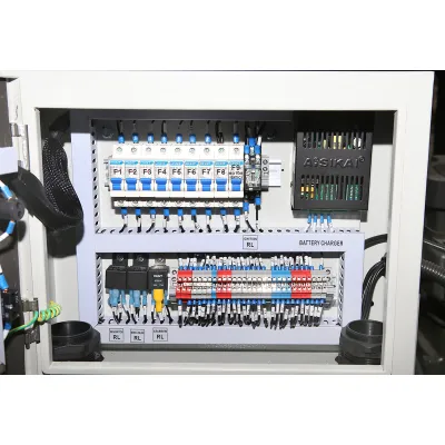 Generator electric trifazat 110KVA, 400V cu motor diesel Ricardo R6105ZLD-100KW - imagine 8