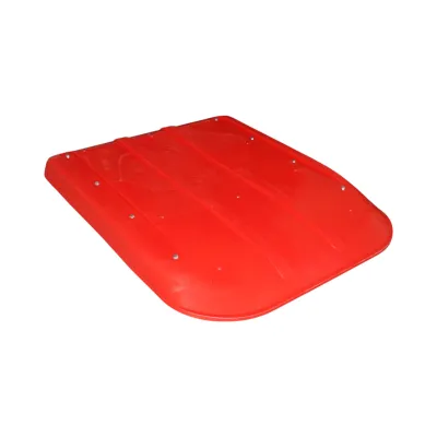 Acoperis semicabina tractor universal rosu 157x120cm - imagine 6