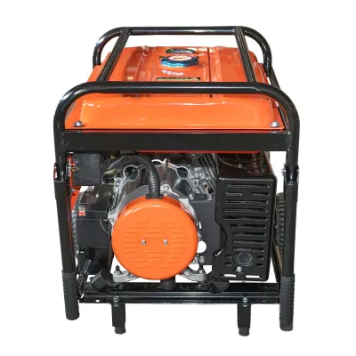 Generator electric 7.2kW/220-380V, motor pe benzina 17CP, pornire electrica/manuala THOR - imagine 4