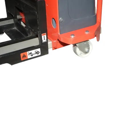 Transpalet semi-electric 1T cu autoincarcare, baterie Li-ion 12V, 50Ah, inaltime ridicare 1300mm - imagine 9