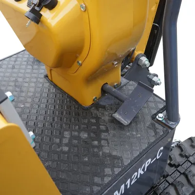 Mini excavator 1T pe senile cu semicabina, motor diesel 9.5CP, adancime sapare 1764mm, capacitate ridicare 350Kg, 3 cupe incluse 185/355/800mm THOR - imagine 10