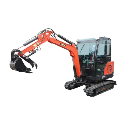 Mini excavator 1.8T cu cabina, motor diesel 25CP, rotire 360 grade, adancime sapare 2300mm, capacitate ridicare 350Kg, 2 cupe incluse 420/985mm THOR - imagine 6