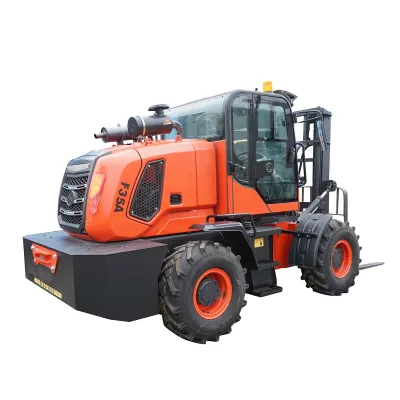 Motostivuitor 3.5T 4x4 OFF ROAD, motor diesel 57CP (42KW), inaltime ridicare 3m, roti 23.5/70-16 - imagine 5