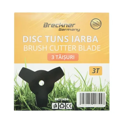 Disc motocoasa taiere 3 dinti 255x25.4mm Breckner Germany - imagine 2