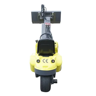 Mini incarcator frontal 500kg, motor benzina 23CP, capacitate ridicare 220kg, latime cupa 1110mm THOR - imagine 3