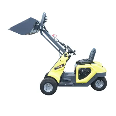 Mini incarcator frontal 500kg, motor benzina 23CP, capacitate ridicare 220kg, latime cupa 1110mm THOR - imagine 2