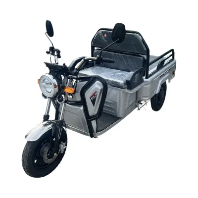 Triciclu electric BRECKNER GERMANY MODEL E ARGINTIU 1600W 60V 20AH