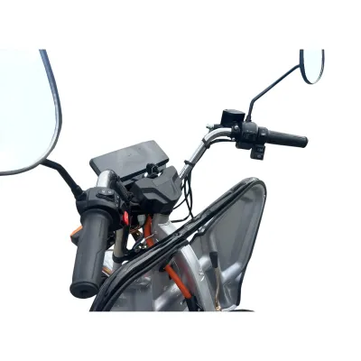 Triciclu electric BRECKNER GERMANY MODEL E ARGINTIU 1600W 60V 20AH - imagine 7