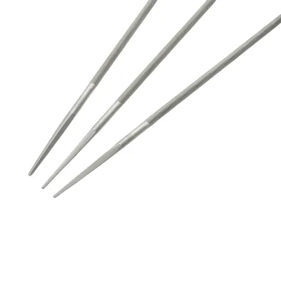 Set 3 pile rotunde ascutit lant drujba 4.8x200mm 3/16 inch - imagine 5