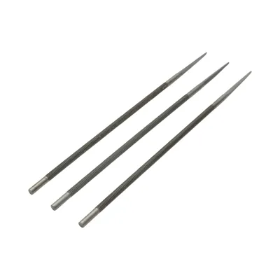 Set 3 pile rotunde ascutit lant drujba 5.5x200mm 7/32 inch - imagine 4