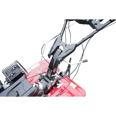 Motocultor 7.5CP cu freza 100cm, motor benzina 4 timpi 212cc OHV, viteze 2+1, transmisie pinioane, roti 19x7-8 Breckner Germany - imagine 9