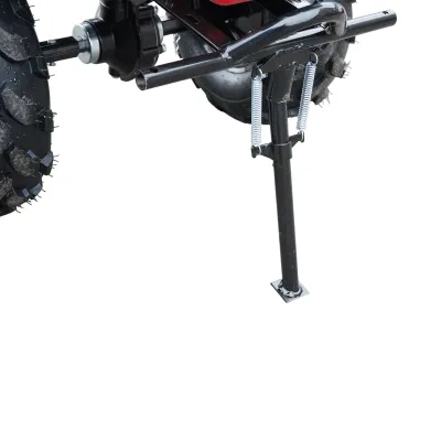 Motocultor 7.5CP cu freza 100cm, motor benzina 4 timpi 212cc OHV, viteze 2+1, transmisie pinioane, roti 19x7-8 Breckner Germany - imagine 12