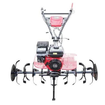 Motocultor 7.5CP cu freza 100cm, plug, rarita, motor benzina 4 timpi 212cc OHV, viteze 2+1, transmisie pinioane, roti 4.00-8 Breckner Germany - imagine 2