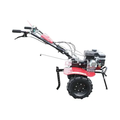 Motocultor 7.5CP cu freza 100cm, plug, rarita, motor benzina 4 timpi 212cc OHV, viteze 2+1, transmisie pinioane, roti 4.00-8 Breckner Germany - imagine 9