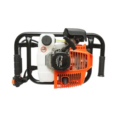 Motoburghiu foreza de pamant pe benzina 3.3CP, 2T 52cc, 3 burghie incluse 100mm, 150mm, 200mm Breckner Germany - imagine 9