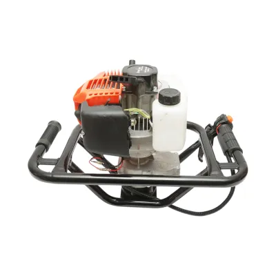 Motoburghiu foreza de pamant pe benzina 3.3CP, 2T 52cc, 3 burghie incluse 100mm, 150mm, 200mm Breckner Germany - imagine 5