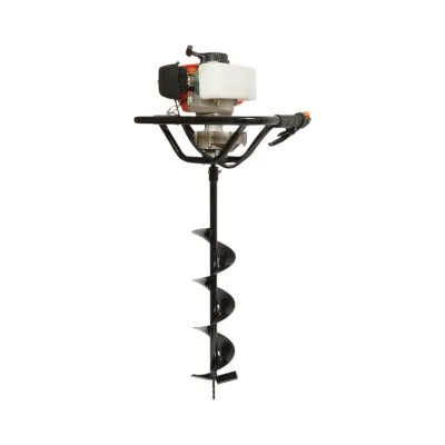 Motoburghiu foreza de pamant pe benzina 3.3CP, 2T 52cc, 3 burghie incluse 100mm, 150mm, 200mm Breckner Germany - imagine 4