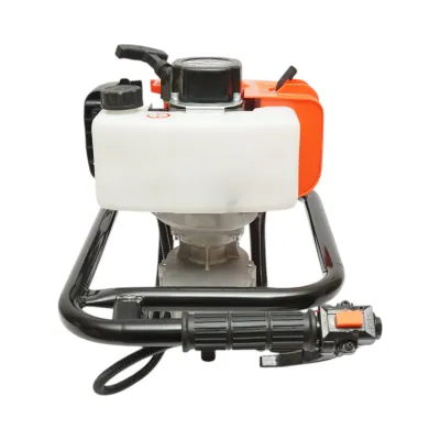 Motoburghiu foreza de pamant pe benzina 3.3CP, 2T 52cc, 3 burghie incluse 100mm, 150mm, 200mm Breckner Germany - imagine 6