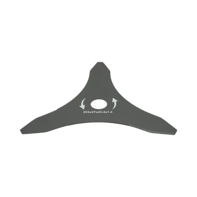 Disc motocoasa 3 dinti 255x25.4x1.4mm otel THOR - imagine 2