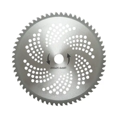 Disc circular vidia 255x25.4x1.15mm, 60 dinti pentru motocoasa de umar THOR