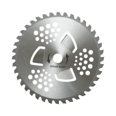 Disc circular vidia 255x25.4x1.15mm, 40 dinti pentru motocoasa de umar THOR