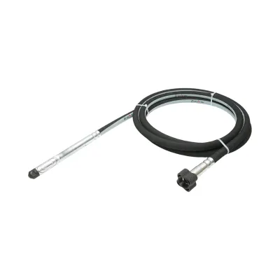 Cap vibrator beton excentric 28mm cu ax flexibil 5m Breckner Germany - imagine 3