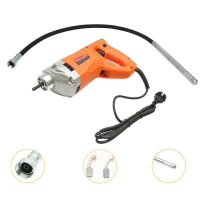 Vibrator beton electric portabil 1600W, 220V, ax flexibil 2m, cap 35mm, turatie 5000rpm Breckner Germany