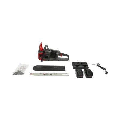 Drujba electrica profesionala cu 2 acumulatori 40V, 4Ah Li-ion, 1200W, motor brushless, lama 16 inch (400mm) Breckner Germany - imagine 2