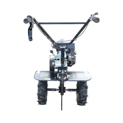 Motocultor 7CP cu freza 100cm, motor benzina 4 timpi 212cc OHV, viteze 2+1, transmisie pe curea, roti 4.00-8 Breckner Germany - imagine 5