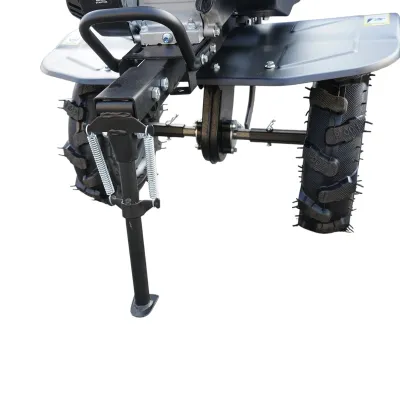 Motocultor 7CP cu freza 100cm, motor benzina 4 timpi 212cc OHV, viteze 2+1, transmisie pe curea, roti 4.00-8 Breckner Germany - imagine 8