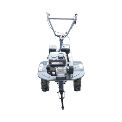 Motocultor 7CP cu freza 100cm, motor benzina 4 timpi 212cc OHV, viteze 2+1, transmisie pe curea, roti 4.00-8 Breckner Germany - imagine 3
