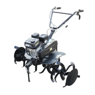 Motocultor 7CP cu freza 100cm, motor benzina 4 timpi 212cc OHV, viteze 2+1, transmisie pe curea, roti 4.00-8 Breckner Germany - imagine 2
