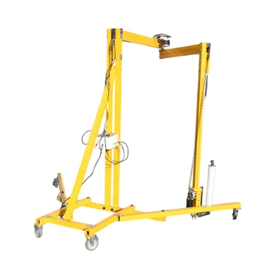 Masina verticala de infoliat paleti cu folie stretch 220V, brat rotativ 0-12 m/min, diametru 1.6m, inaltime 1.8m - imagine 3