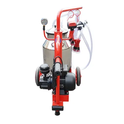 Aparat de muls vaci 1 post bidon 40L inox cu vid in cadru(vacuum) Breckner Germany - imagine 5