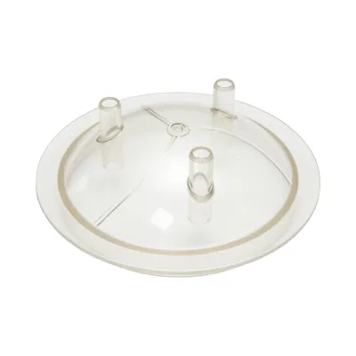 Capac transparent bidon 40L cu 3 iesiri pentru aparat de muls vaci Breckner Germany