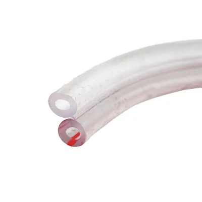 Furtun de vidat transparent dublu 2.5m pentru aparat de muls vaci Breckner Germany - imagine 2