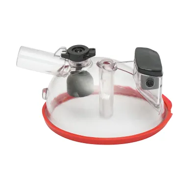 Sticla superioara colector 340cc pentru aparat de muls vaci Breckner Germany - imagine 2
