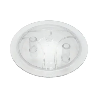 Capac transparent bidon 30L cu 2 iesiri pentru aparat de muls vaci Breckner Germany